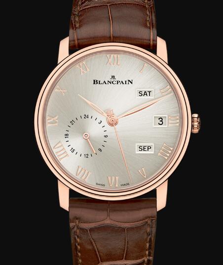 Review Blancpain Villeret Watch Price Review Quantième Annuel GMT Replica Watch 6670A 3642 55B